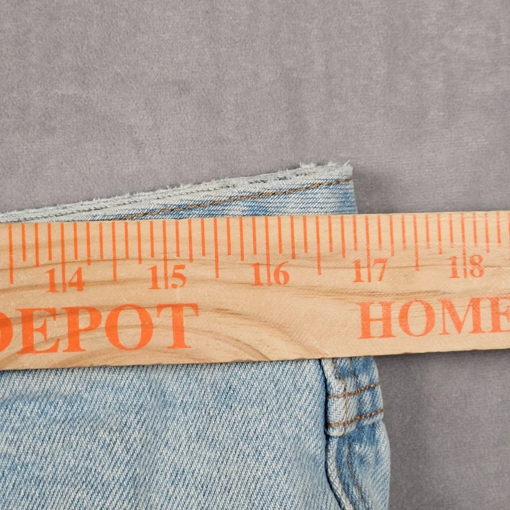 Empyre Jeans Mens 32x30 Relaxed Fit Lightwash Denim Skater Grunge Streetwear Y2K - Picture 12 of 16